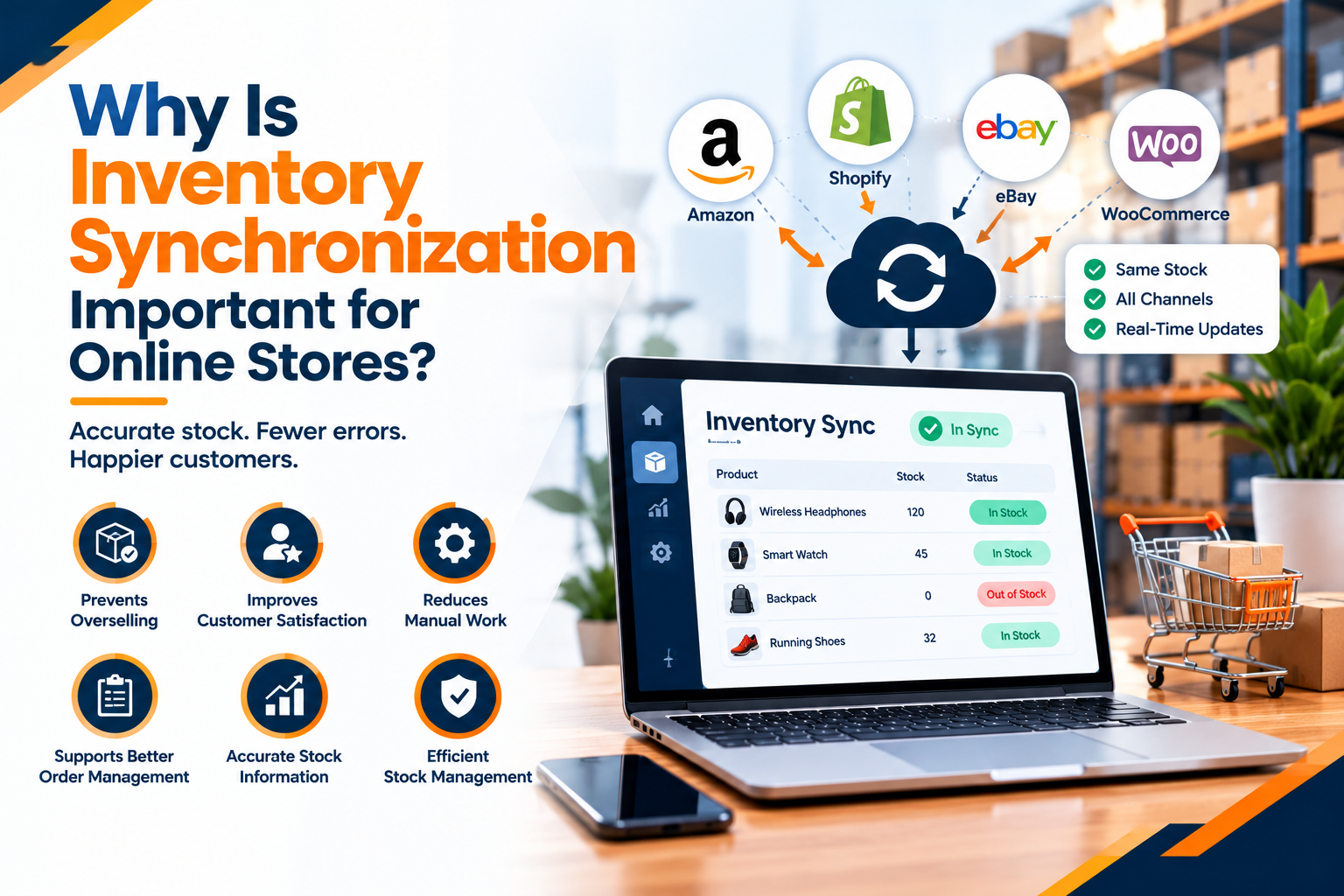Why Is   Inventory Synchronization Important for Online Stores?